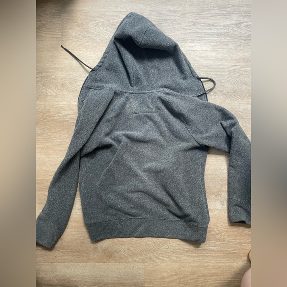 Men’s Medium Carhartt Heather Gray Fleece Jacket - Picture 4 of 4